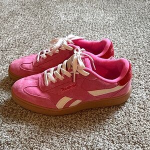 Reebok Pink Sneakers with Gum Sole